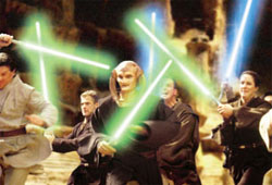 Cristaux de sabre laser